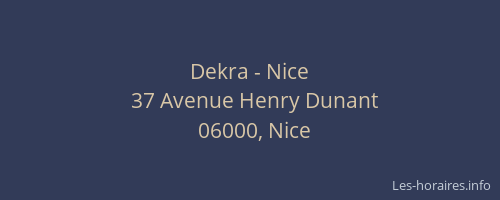 Dekra - Nice