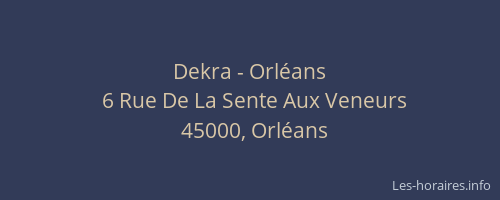 Dekra - Orléans