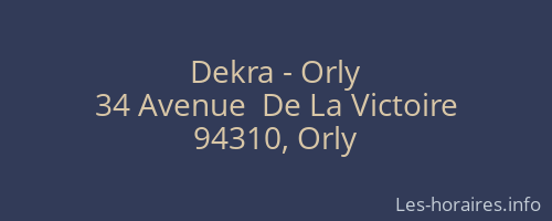 Dekra - Orly