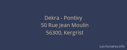 Dekra - Pontivy
