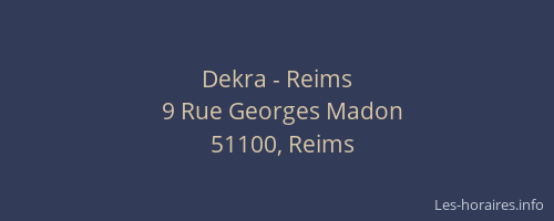 Dekra - Reims