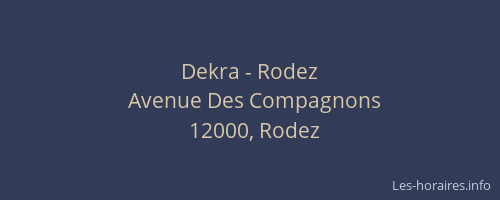 Dekra - Rodez