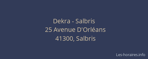Dekra - Salbris