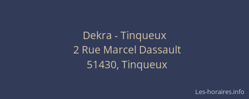 Dekra - Tinqueux