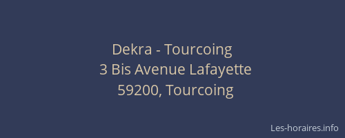 Dekra - Tourcoing