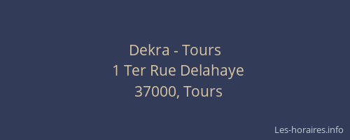 Dekra - Tours