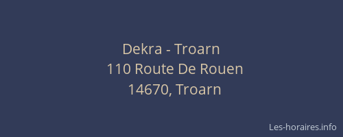 Dekra - Troarn