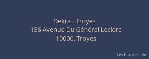Dekra - Troyes