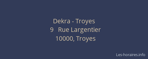 Dekra - Troyes