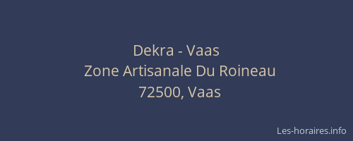 Dekra - Vaas
