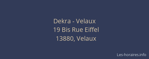 Dekra - Velaux