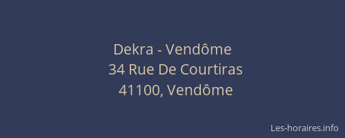 Dekra - Vend&ocirc;me