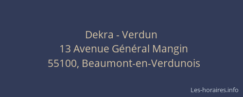 Dekra - Verdun
