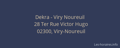 Dekra - Viry Noureuil