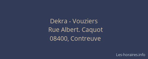 Dekra - Vouziers