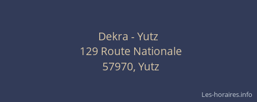 Dekra - Yutz