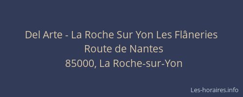 Del Arte - La Roche Sur Yon Les Flâneries