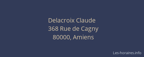 Delacroix Claude
