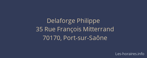 Delaforge Philippe