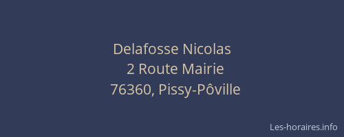 Delafosse Nicolas