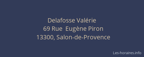 Delafosse Valérie