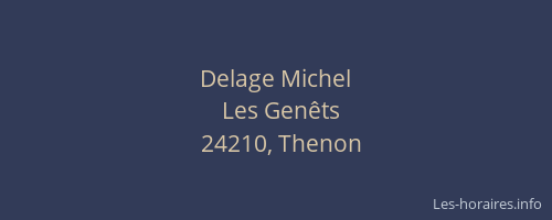 Delage Michel