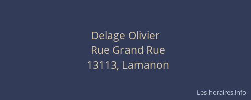 Delage Olivier