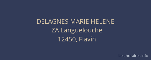 DELAGNES MARIE HELENE