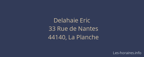Delahaie Eric
