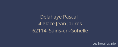 Delahaye Pascal