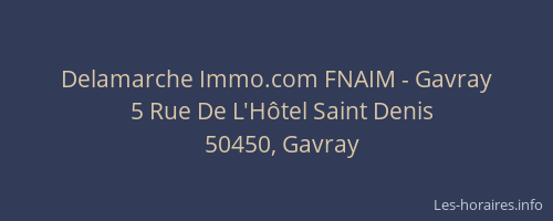Delamarche Immo.com FNAIM - Gavray