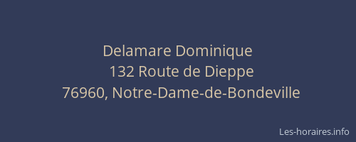 Delamare Dominique