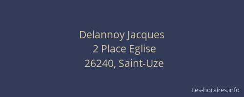Delannoy Jacques