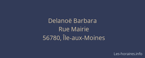 Delano&euml; Barbara