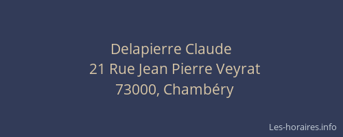 Delapierre Claude