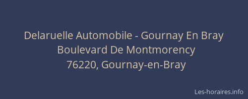 Delaruelle Automobile - Gournay En Bray
