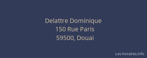 Delattre Dominique