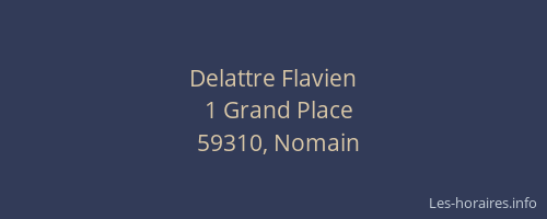 Delattre Flavien