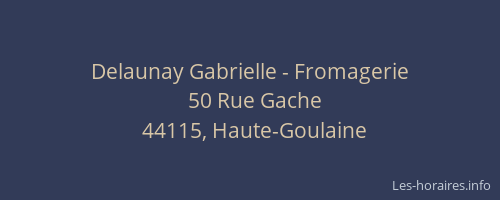 Delaunay Gabrielle - Fromagerie