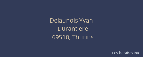 Delaunois Yvan