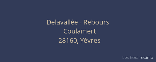 Delavallée - Rebours