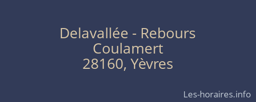 Delavallée - Rebours