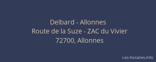 Delbard - Allonnes