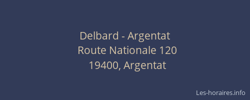 Delbard - Argentat