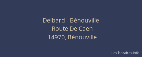 Delbard - B&eacute;nouville