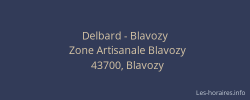 Delbard - Blavozy