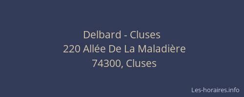 Delbard - Cluses