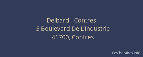 Delbard - Contres