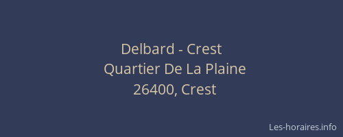 Delbard - Crest