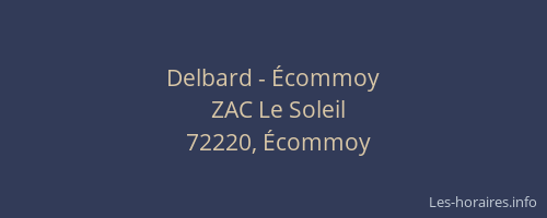 Delbard - Écommoy